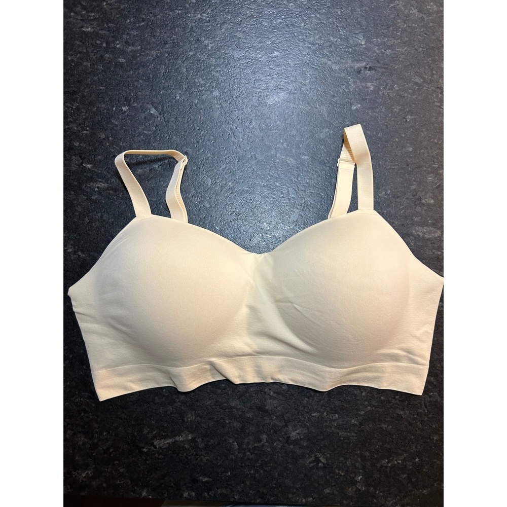 Truekind‎ Daily Comfort Wireless Shaper Bra Beige 3XL Seamless Wirefree Support